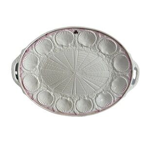 Belleck handled serving platter Founders Collection Armstrong